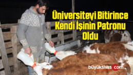 Üniversiteyi bitirip çiftçilik yaparak kendi işinin patronu oldu