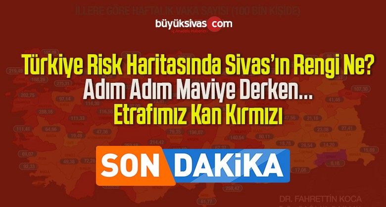 Türkiye Risk Haritasında Sivas’ın Rengi Ne?