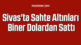 Sivas’ta Sahte Altınları Biner Dolardan Sattı