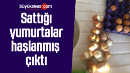 Sattığı yumurtalar haşlanmış çıktı