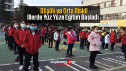 Düşük ve Orta Riskli İllerde Yüz Yüze Eğitim Başladı