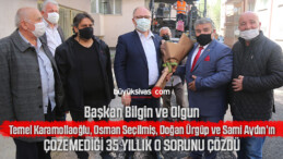 35 yıllık alt yapı sorunu çözüme kavuşturuldu! Bravo Başkan