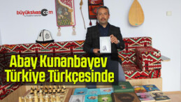 Abay Kunanbayev Türkiye Türkçesinde