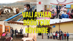 Sivas Valisi Salih Ayhan Söğütçük Köyünde İncelemelerde Bulundu