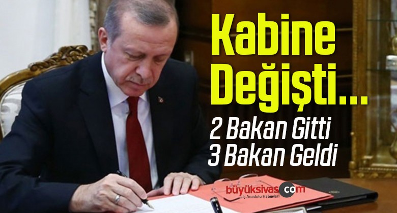 Bakanlıklara Yeni Atamalar… 2 Bakan Gitti 3 Bakan Geldi