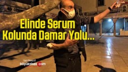 Elinde Serum, Kolunda Damar Yoluyla Hastaneden Kaçtı