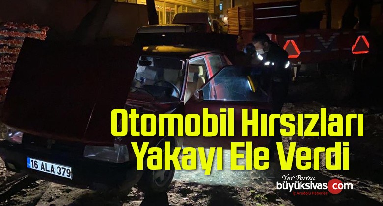 Otomobil Hırsızları Yakayı Ele Verdi