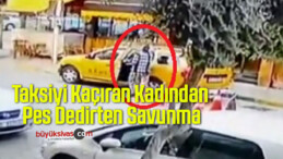 Taksiyi Kaçıran Kadından Pes Dedirten Savunma