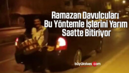 Ramazan Davulcuları Bu Yöntemle İşlerini Yarım Saatte Bitiriyor