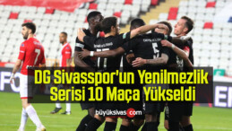 DG Sivasspor’un Yenilmezlik Serisi 10 Maça Yükseldi