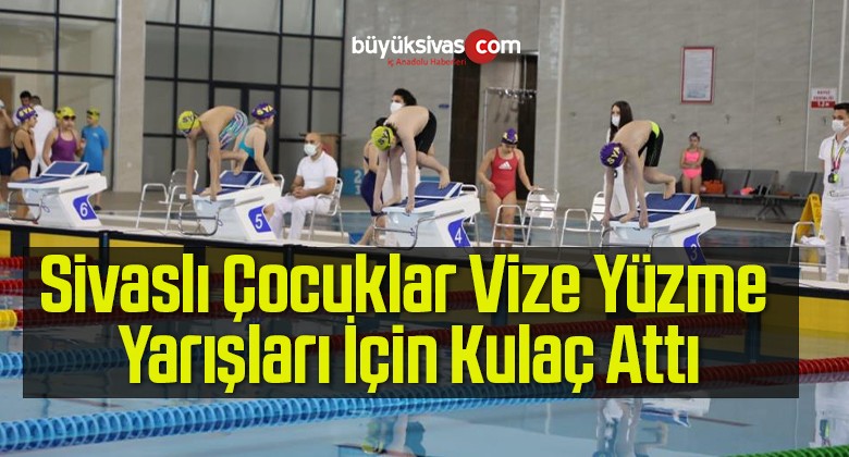 Sivaslı Çocuklar Vize Yüzme Yarışları İçin Kulaç Attı