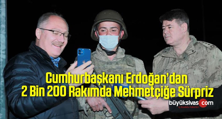 Cumhurbaşkanı Erdoğan’dan 2 Bin 200 Rakımda Mehmetçiğe Sürpriz