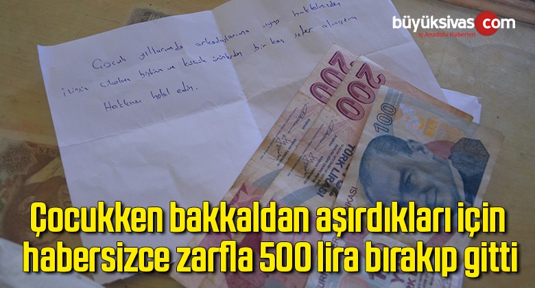 Yıllar önceki borcunu böyle ödedi