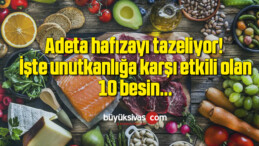 Adeta hafızayı tazeliyor! İşte unutkanlığa karşı etkili olan 10 besin…