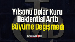 Yılsonu Dolar Kuru Beklentisi Arttı, Büyüme Değişmedi