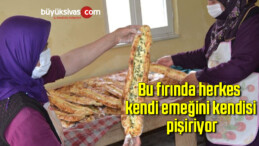 Bu fırında herkes kendi emeğini kendisi pişiriyor