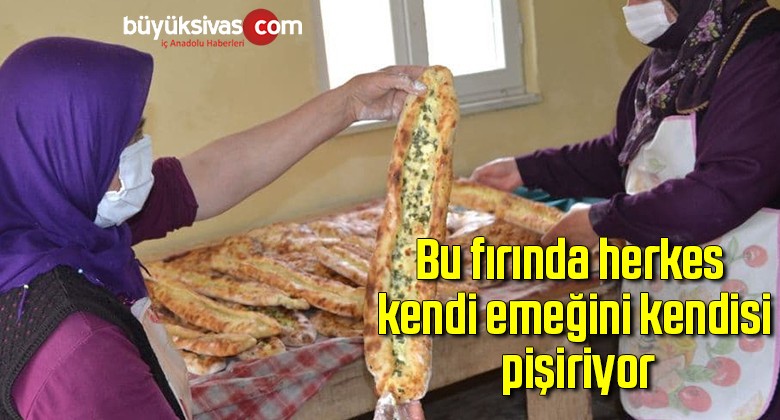 Bu fırında herkes kendi emeğini kendisi pişiriyor