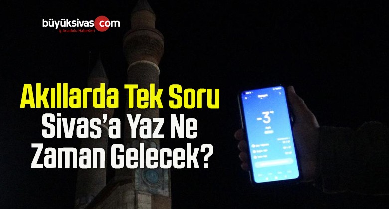 Sivas Mayıs Ayında Dondu, Termometreler Eksi 3 Dereceyi Gösterdi