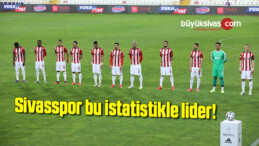 Sivasspor bu istatistikle lider!