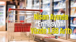 Nisan Ayında Enflasyon Yüzde 1,68 Arttı