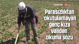 Parasızlıktan okutulamayan genç kıza validen okuma sözü