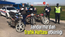 Jandarma’dan Trafik Haftası etkinliği