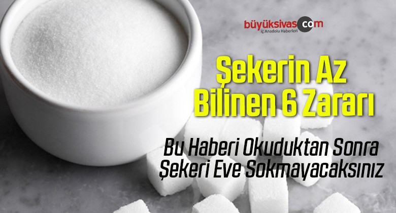 Şekerin Az Bilinen 6 Zararı