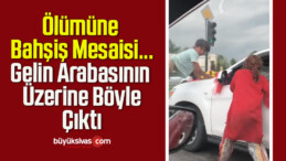 Ölümüne Bahşiş Mesaisi…Gelin Arabasının Üzerine Böyle Çıktı