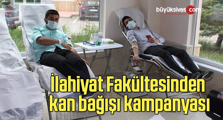 İlahiyat Fakültesinden kan bağışı kampanyası