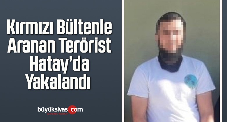 Kırmızı Bültenle Aranan Terörist Hatay’da Yakalandı