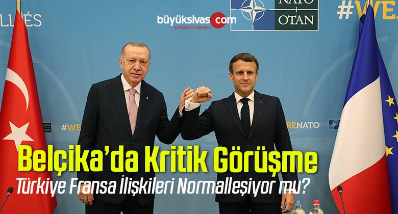 Cumhurbaşkanı Erdoğan İle Macron Görüşmesi Sona Erdi