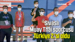 Sivaslı Muay Thai sporcusu Türkiye 2.’si oldu