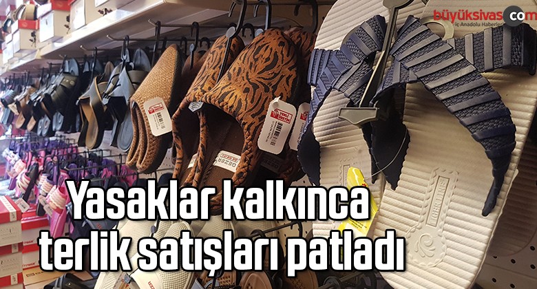 Yasaklar kalkınca terlik satışları patladı