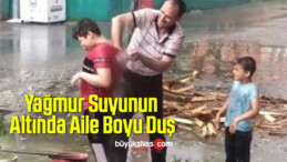 Yağmur Suyunun Altında Aile Boyu Duş