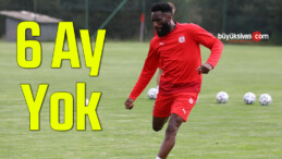 Sivasspor’da Aaron şoku! 6 ay yok