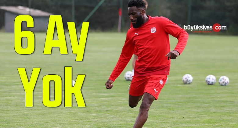 Sivasspor’da Aaron şoku! 6 ay yok