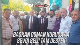 Başkan Adayı Kuruçay’a Selçuklu Mahallesi Esnaflarını Ziyaret Etti