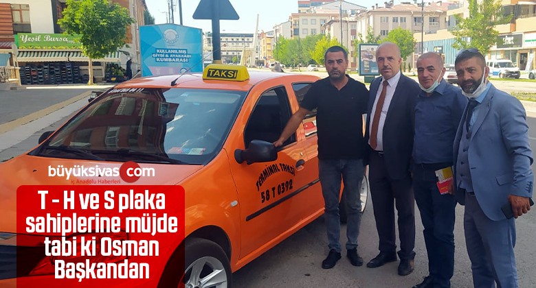 Başkan Adayı Osman Nuri Kuruçay’dan T – H ve S plaka Sahiplerine Müjde