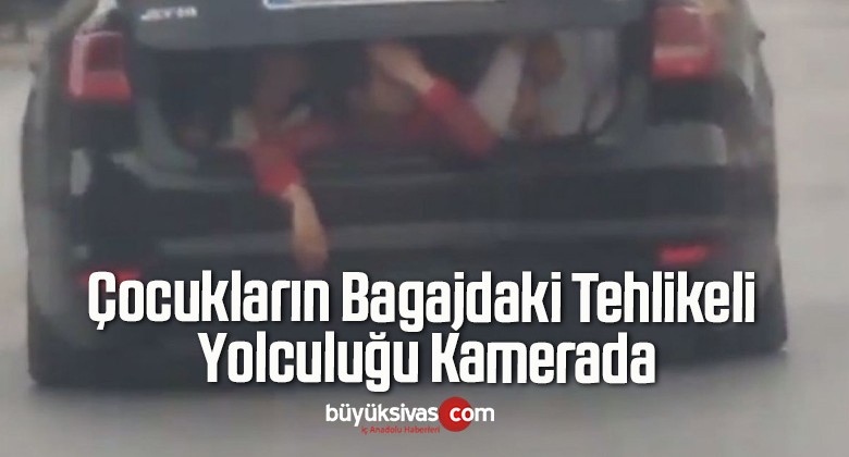 Çocukların Bagajdaki Tehlikeli Yolculuğu Kamerada