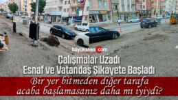 Sivas Lisesinden Cumartesi Pazarına kadar söküldü! Paralel yol da kapalı