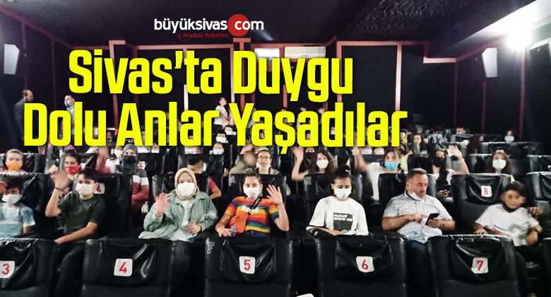 Sivas’ta Duygu Dolu Anlar Yaşadılar