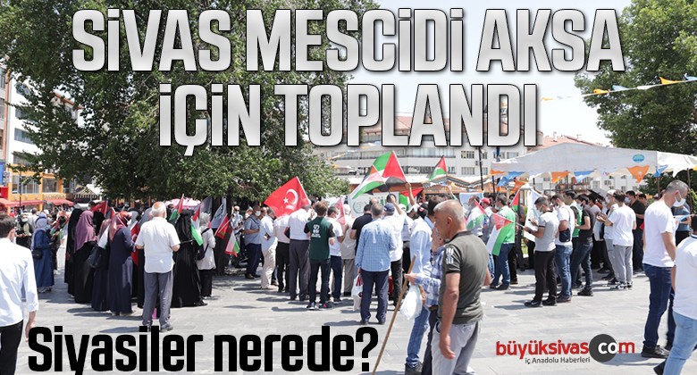 Sivas İHH Mescid-i Aksa Konulu Basın Açıklaması Düzenledi