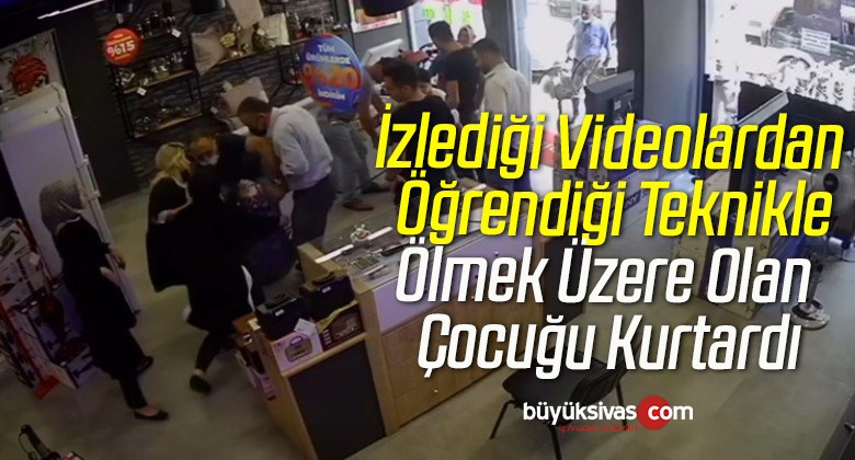 İzlediği Videolardan Öğrendiği Teknikle Ölmek Üzere Olan Çocuğu Kurtardı