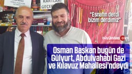 Başkan Adayı Osman Nuri Kuruçay bugün 3 mahallenin esnafıylaydı