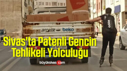 Sivas’ta Patenli Gencin Tehlikeli Yolculuğu Kamerada