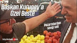 Başkan Adayı Osman Nuri Kuruçay pazarcı esnafını ziyaret etti