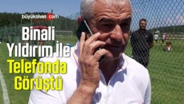 Rıza Çalımbay ve Hakan Arslan, Binali Yıldırım İle Telefonda Görüştü