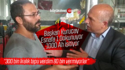 Başkan Osman Nuri Kuruçay Esnafa 1 Dokunuyor 1000 Ah İşitiyor