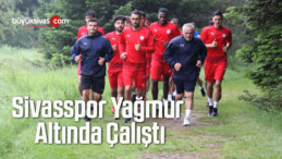 Sivasspor Yağmur Altında Çalıştı