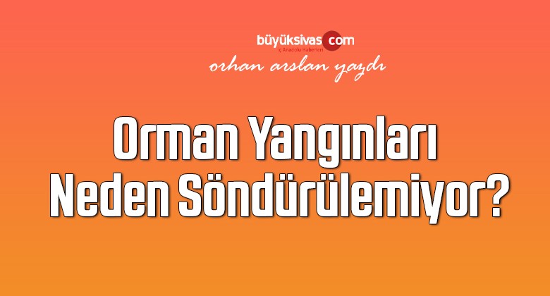 Orman Yangınları Neden Söndürülemiyor?